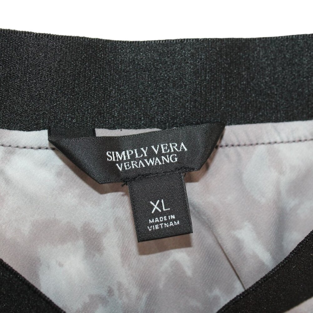 NWT Simply Vera Size XL Vera Wang Modern Multicolored Stretch Skirt Romantic - Picture 7 of 9
